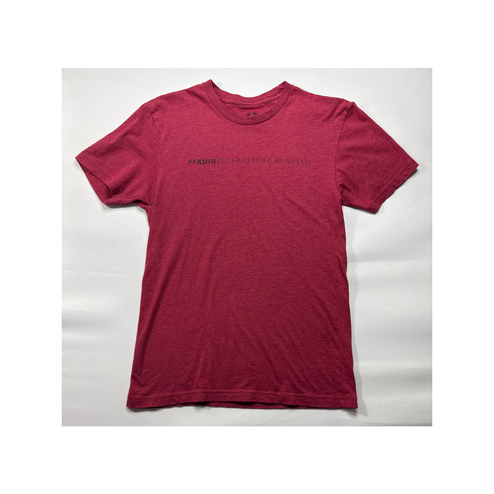 Kuiu Men's Short Sleeve "Ultralight Hunting" Red T-Shirt - Size Medium